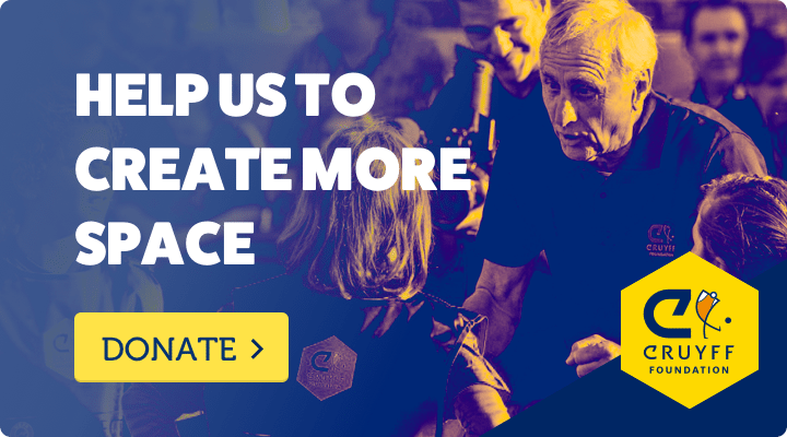 Help us to create more space - Cruyff Foundation - Donate